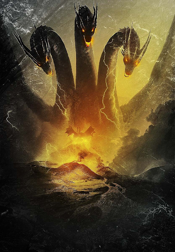 King Ghidorah Rises! | Godzilla, Godzilla wallpaper, Monster
