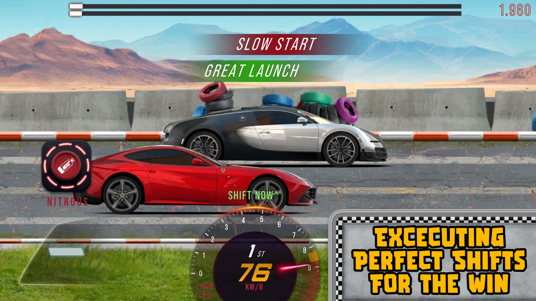 Car Dragsters: Racing legends - Gameplay image of android game