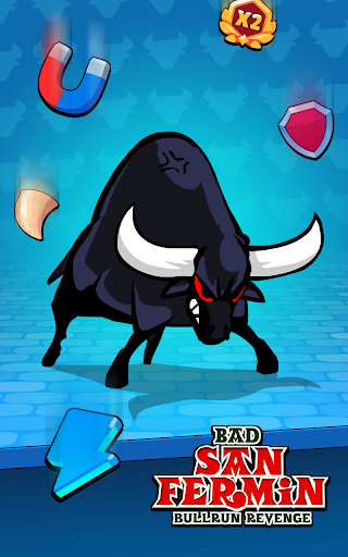 Bad San Fermin Bullrun Revenge - Gameplay image of android game
