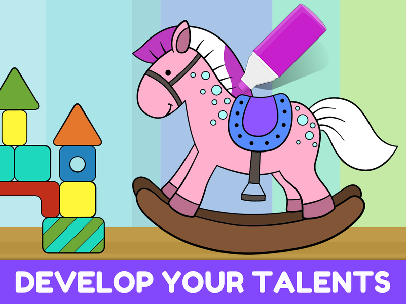 Toddler Coloring Book 2+ - Gameplay image of android game