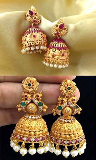 Gold Earring Designs - عکس برنامه موبایلی اندروید