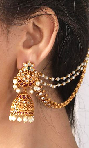 Gold Earring Designs - عکس برنامه موبایلی اندروید