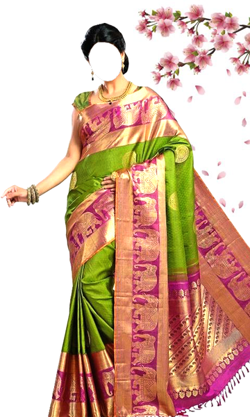 Women Pattu Saree Photo Maker - عکس برنامه موبایلی اندروید