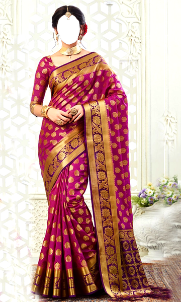 Women Pattu Saree Photo Maker - عکس برنامه موبایلی اندروید