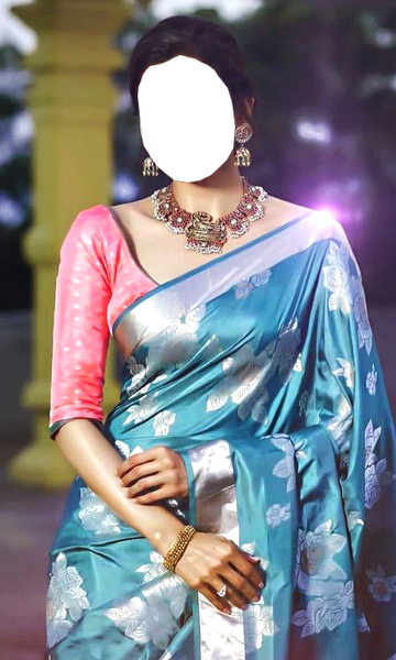 Women Pattu Saree Photo Maker - عکس برنامه موبایلی اندروید