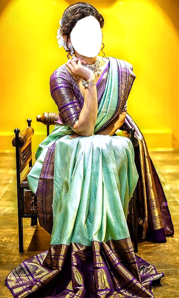 Women Pattu Saree Photo Maker - عکس برنامه موبایلی اندروید