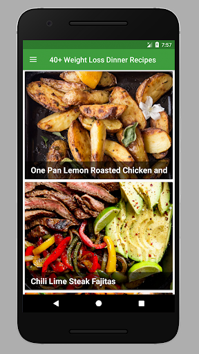 40+ Healthy Dinner Recipes for Weight Loss Free - Image screenshot of android app