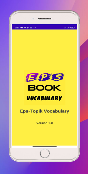Eps-Topik Vocabulary - Image screenshot of android app