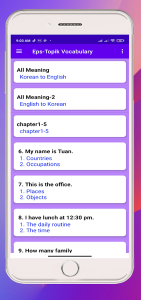 Eps-Topik Vocabulary - عکس برنامه موبایلی اندروید