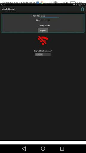 Mobile Hotspot - Image screenshot of android app