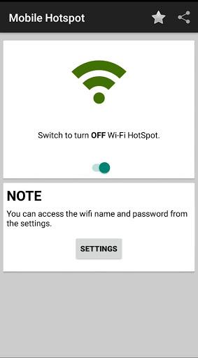 Mobile Hotspot - Image screenshot of android app