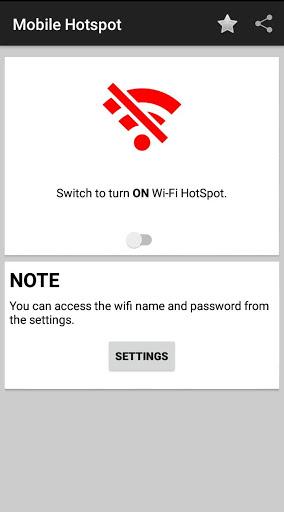 Mobile Hotspot - Image screenshot of android app