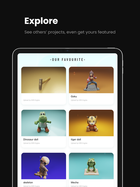 KIRI Engine: ۳D Scanner App - عکس برنامه موبایلی اندروید