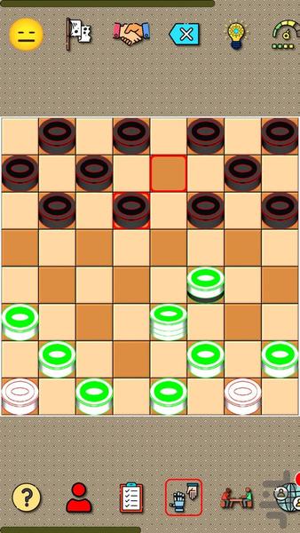 Pillar checkers, duel - Gameplay image of android game