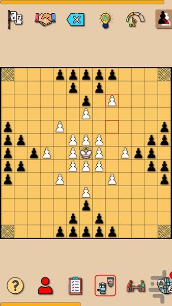 Tafl: viking chess - Gameplay image of android game