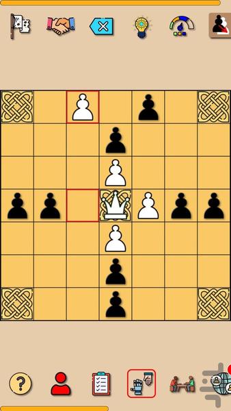 Tafl: viking chess - Gameplay image of android game