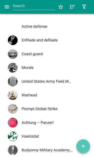 Military science - Image screenshot of android app