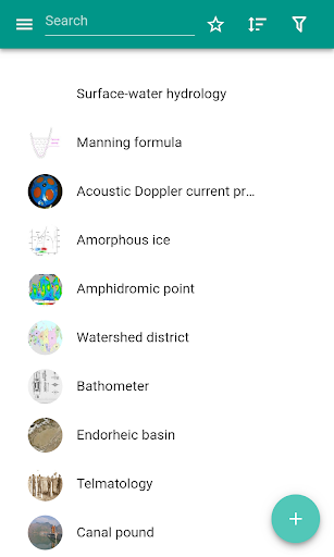 Hydrology - Image screenshot of android app