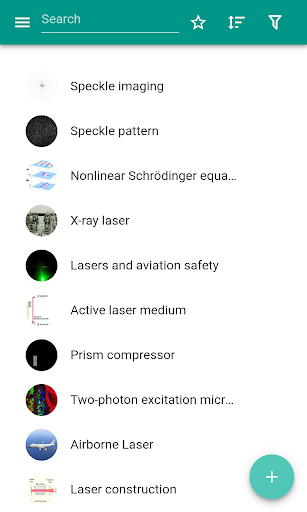 Laser physics - عکس برنامه موبایلی اندروید