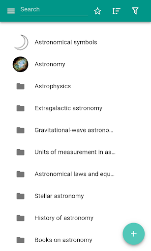 Astronomy - Image screenshot of android app