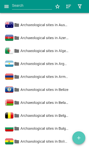 Archaeological sites by countr - عکس برنامه موبایلی اندروید