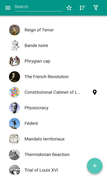 The French revolution - Image screenshot of android app