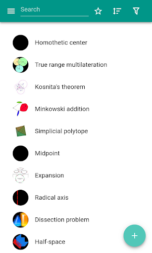 Euclidean geometry - Image screenshot of android app