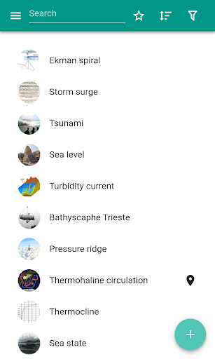 Oceanography - عکس برنامه موبایلی اندروید