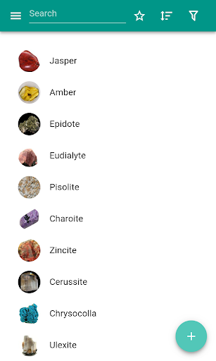 Semi-precious stones - Image screenshot of android app