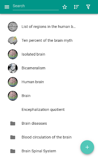 The brain - Image screenshot of android app