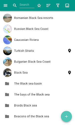 The black sea - Image screenshot of android app