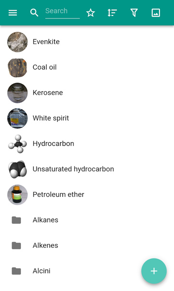 Hydrocarbons - Image screenshot of android app