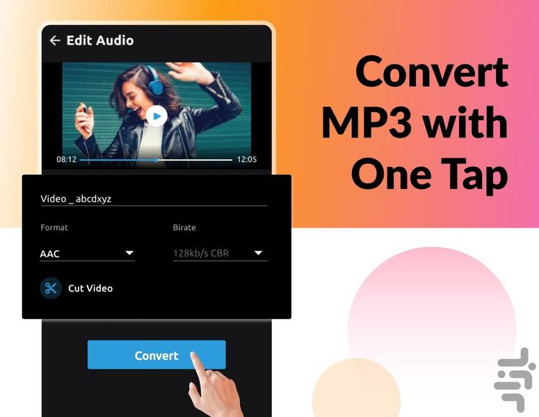 Convert movie to song - Image screenshot of android app