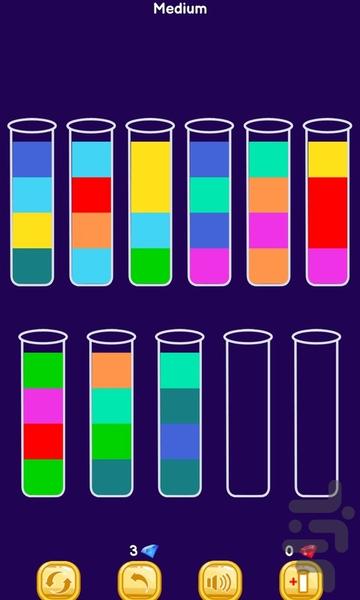 مرتب سازی رنگ ها - عکس بازی موبایلی اندروید