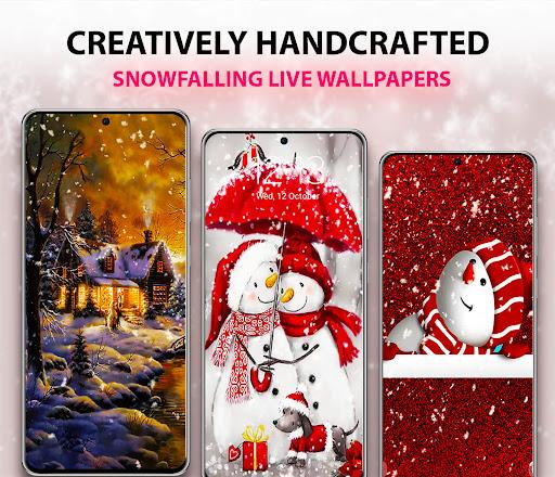 Snowfalling Live Wallpaper - عکس برنامه موبایلی اندروید