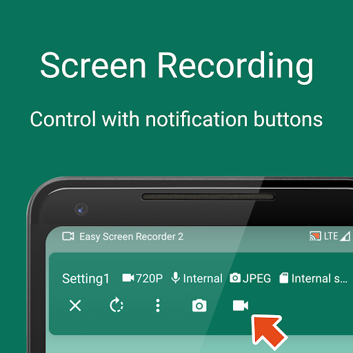 Easy Screen Recorder 2 - عکس برنامه موبایلی اندروید