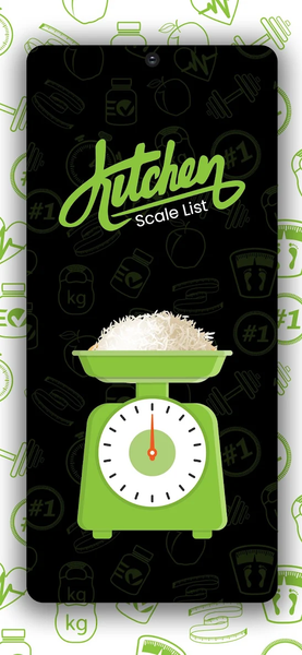 Digital Kitchen Scale Chart - Image screenshot of android app