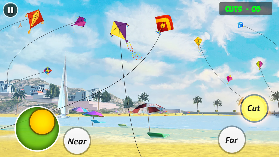 Kite Flying Games - Kite Game - Gameplay image of android game
