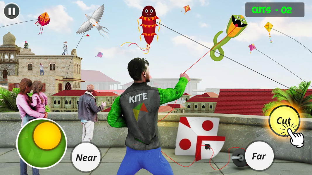 Kite Flying Games - Kite Game - Gameplay image of android game