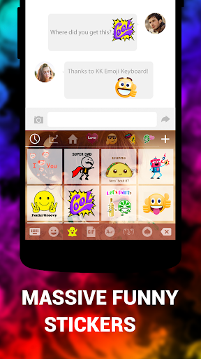 Keyboard - Emoji, Emoticons - عکس برنامه موبایلی اندروید