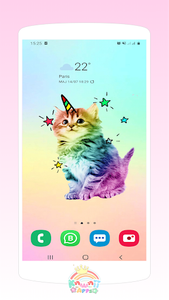 Kawaii Cats Wallpapers - Cute Backgrounds - عکس برنامه موبایلی اندروید