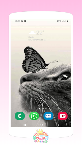 Kawaii Cats Wallpapers - Cute Backgrounds - Image screenshot of android app