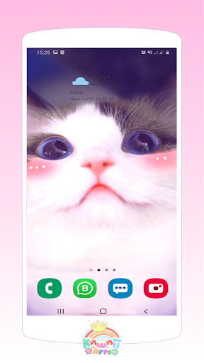 Kawaii Cats Wallpapers - Cute Backgrounds - Image screenshot of android app