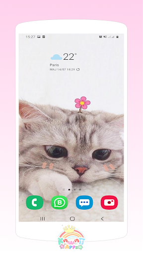 Kawaii Cats Wallpapers - Cute Backgrounds - Image screenshot of android app