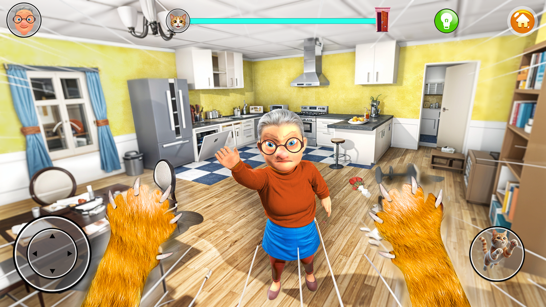 Kitty vs Granny - Cat Sim 3D - عکس بازی موبایلی اندروید