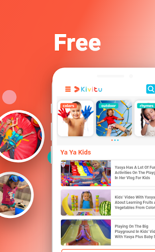 Kids & Toddlers Video - KiViTu - Image screenshot of android app