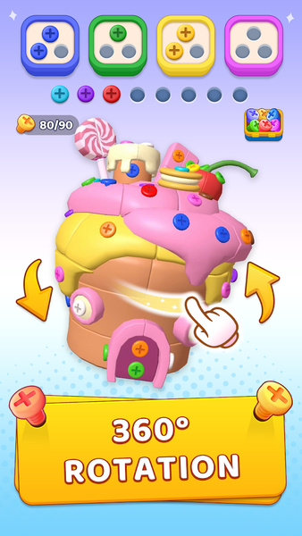 Unscrew Frenzy ۳D - عکس بازی موبایلی اندروید