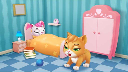 Cute Kitten - 3D Virtual Pet - Gameplay image of android game