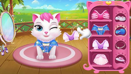 Cute Kitten - 3D Virtual Pet - Gameplay image of android game