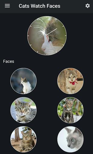Cats Watch Faces - عکس برنامه موبایلی اندروید
